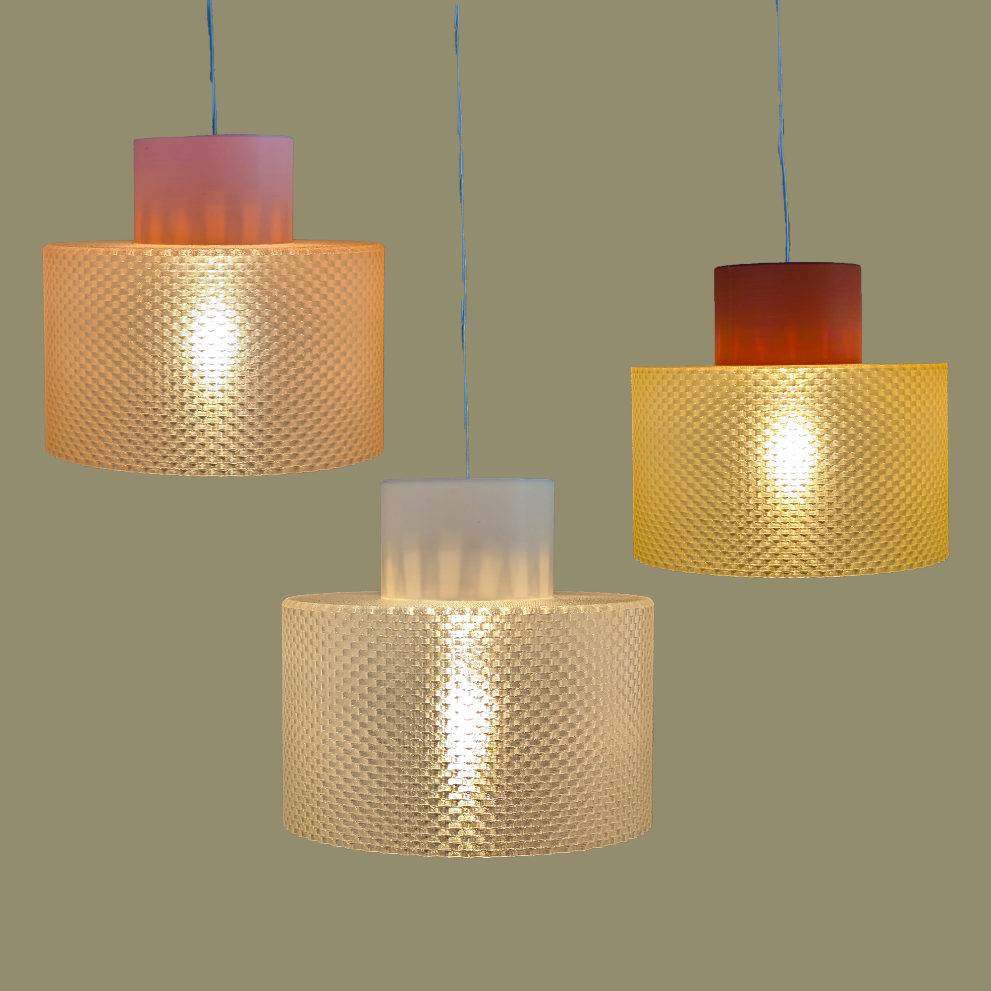 Facet<br> 3D-gedruckter Lampenschirm